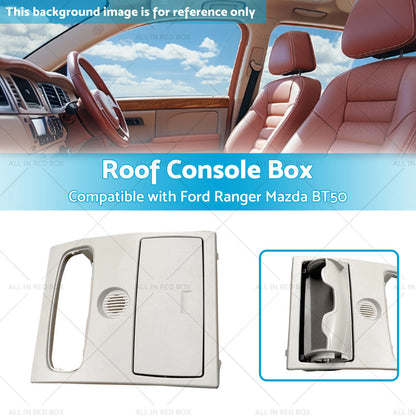 Roof Console Box Sunglass Holder for Ford Ranger, Mazda BT50 (2012-2020)