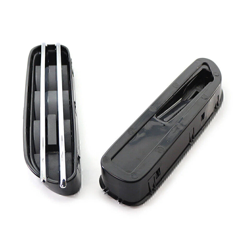 1 Pair ABS Side Fender Air Flow Vents Grille for BMW 5 Series (1996-2010)