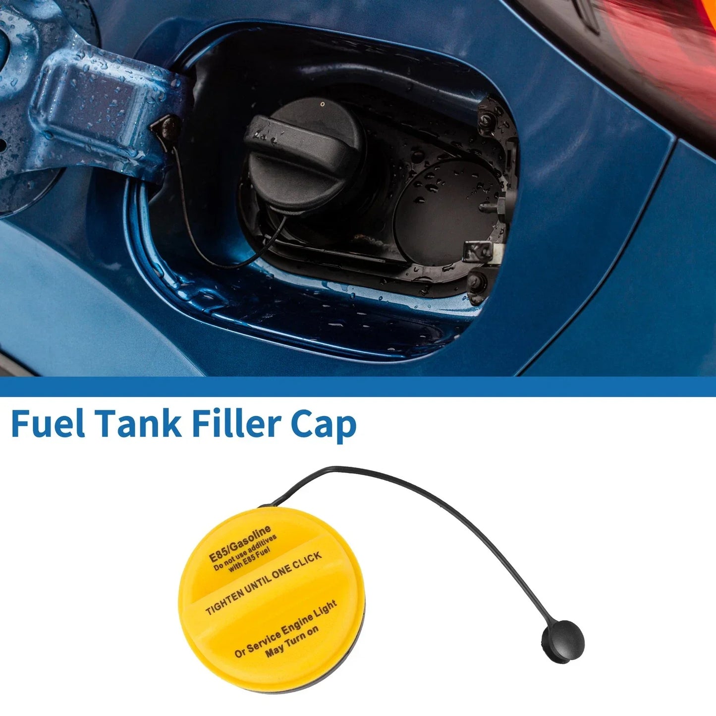 Gas Fuel Cap for Chevrolet Suburban Tahoe - Black, White, Yellow (2000-2023)