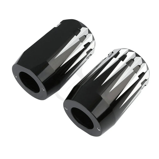 Aluminum Upper Fork Slider Covers for Harley Road King Electra Glide (84-13)