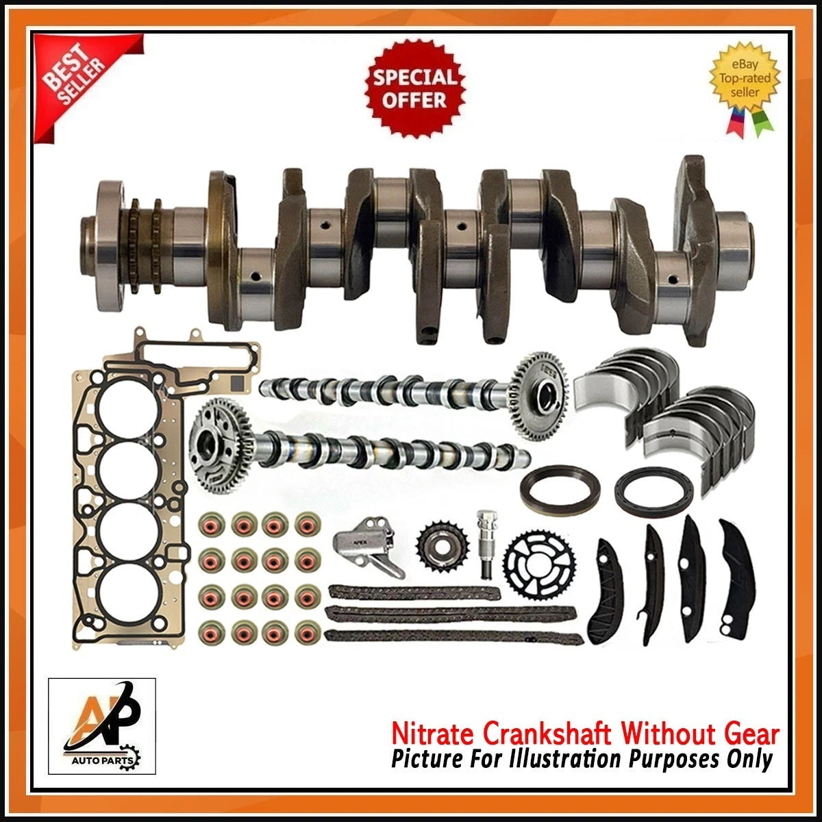Crankshaft Rebuild Kit for Mini Cooper and BMW 2.0 N47D20 (2007–2015)