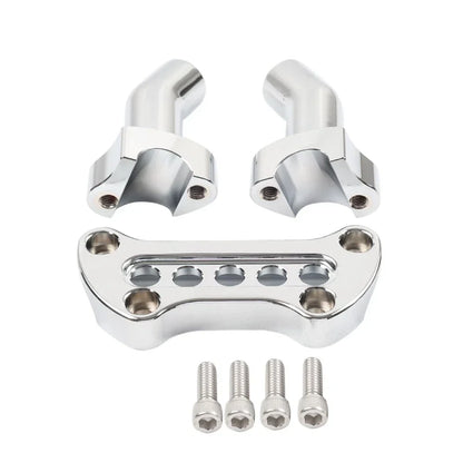 3.5" Handlebar Riser & Top Clamp CNC for Harley Dyna Softail Sportster XL