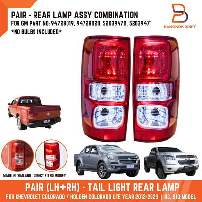 LH RH Tail Lamp Rear Light for Holden Colorado Ute (2012-2023)
