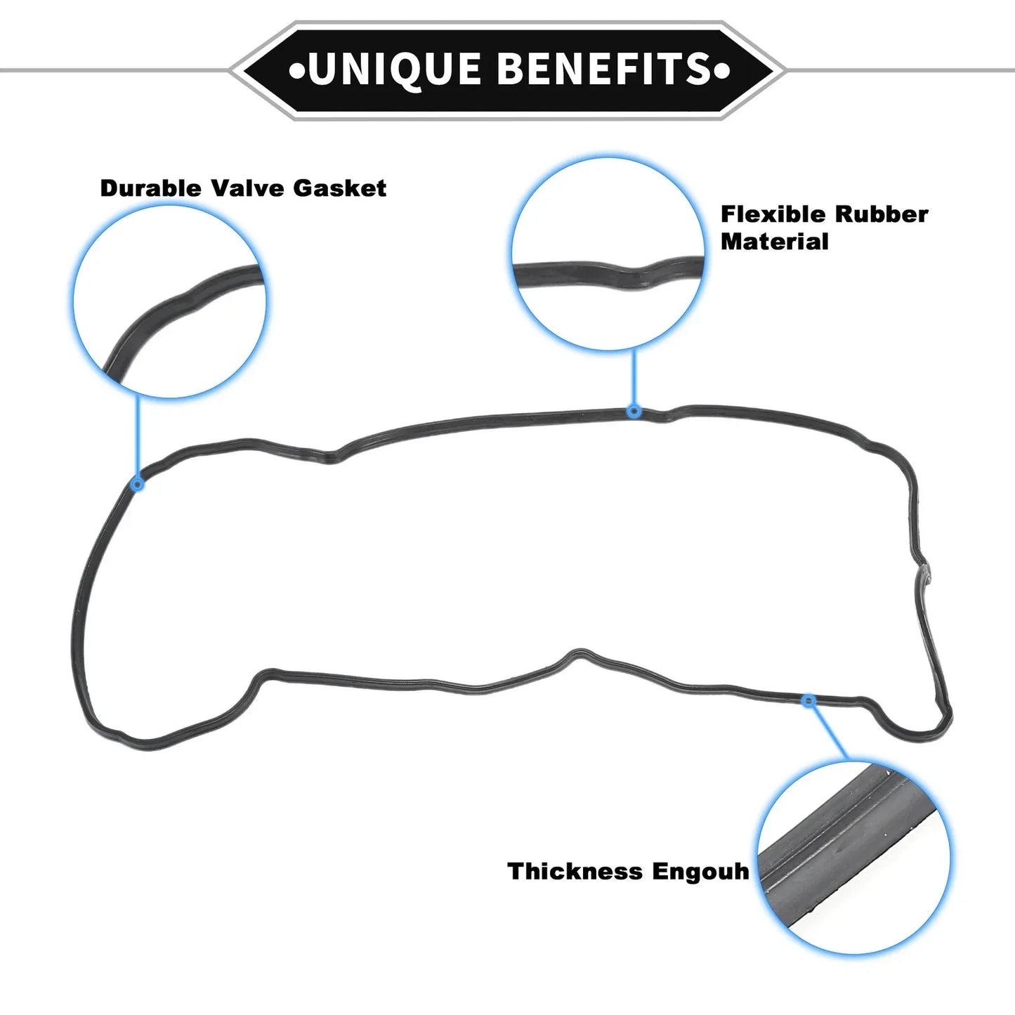 Valve Cover Gasket for Lexus ES300 1994-1998 (2 x Cylinder Head Valves)