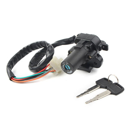 Fuel Gas Cap Ignition Switch Lock Set for Kawasaki Ninja ZX6R ZX7R ZX9R (2000-2002)