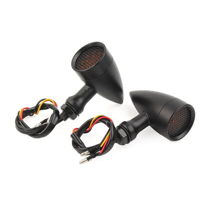 Amber LED Turn Signal Blinker Light for Harley & Honda Motorcycles