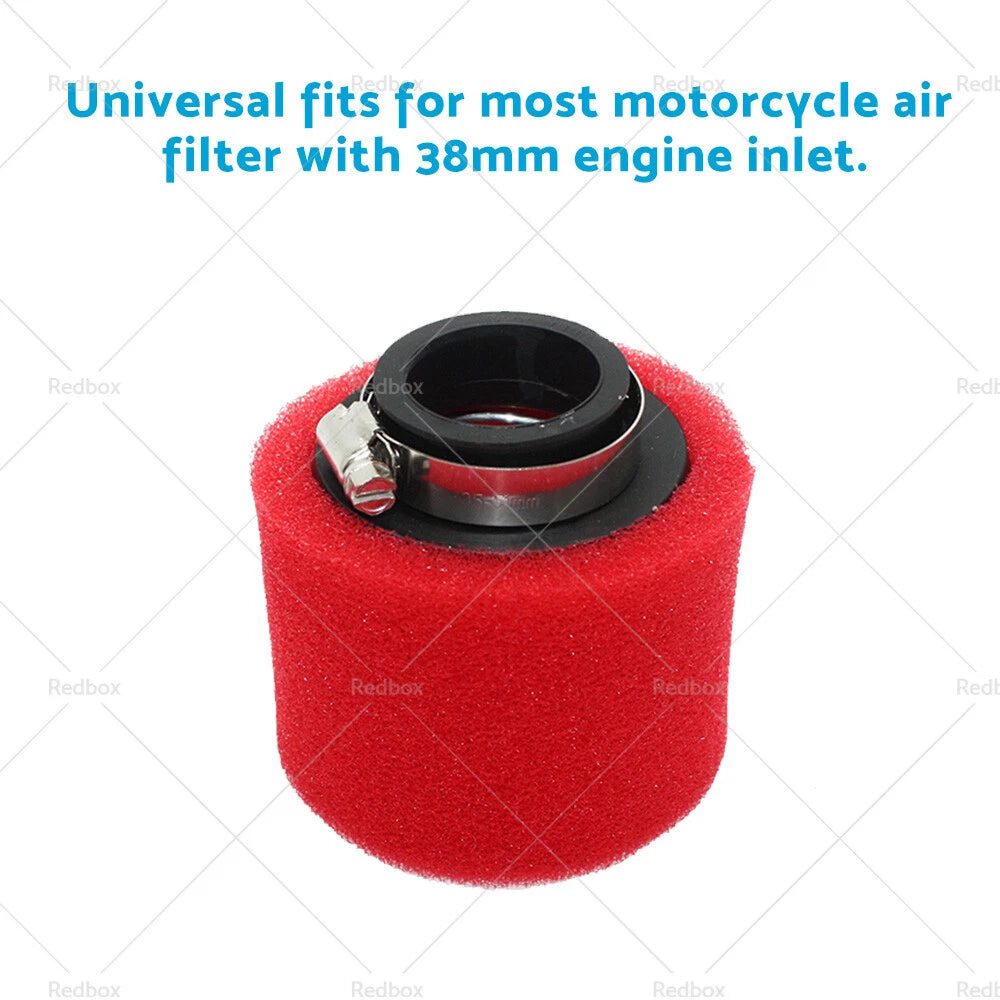 38mm Foam Pod Air Filter Cleaner for 125cc PIT PRO Quad Dirt Bike ATV