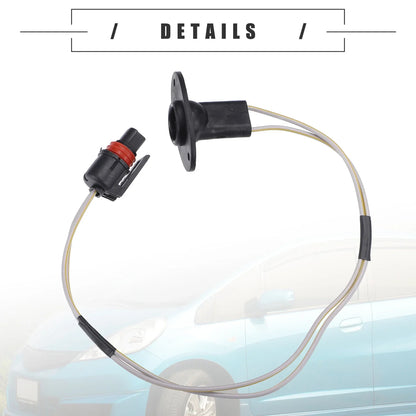 License Plate Light Wire Harnesses for Dodge 1500 (1994-2001) - 2 x Black Plastic