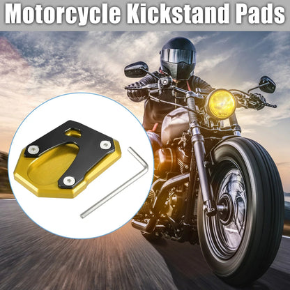 Motorcycle Kickstand Side Pad Gold Tone for Honda Monkey 125 (2018-2023)