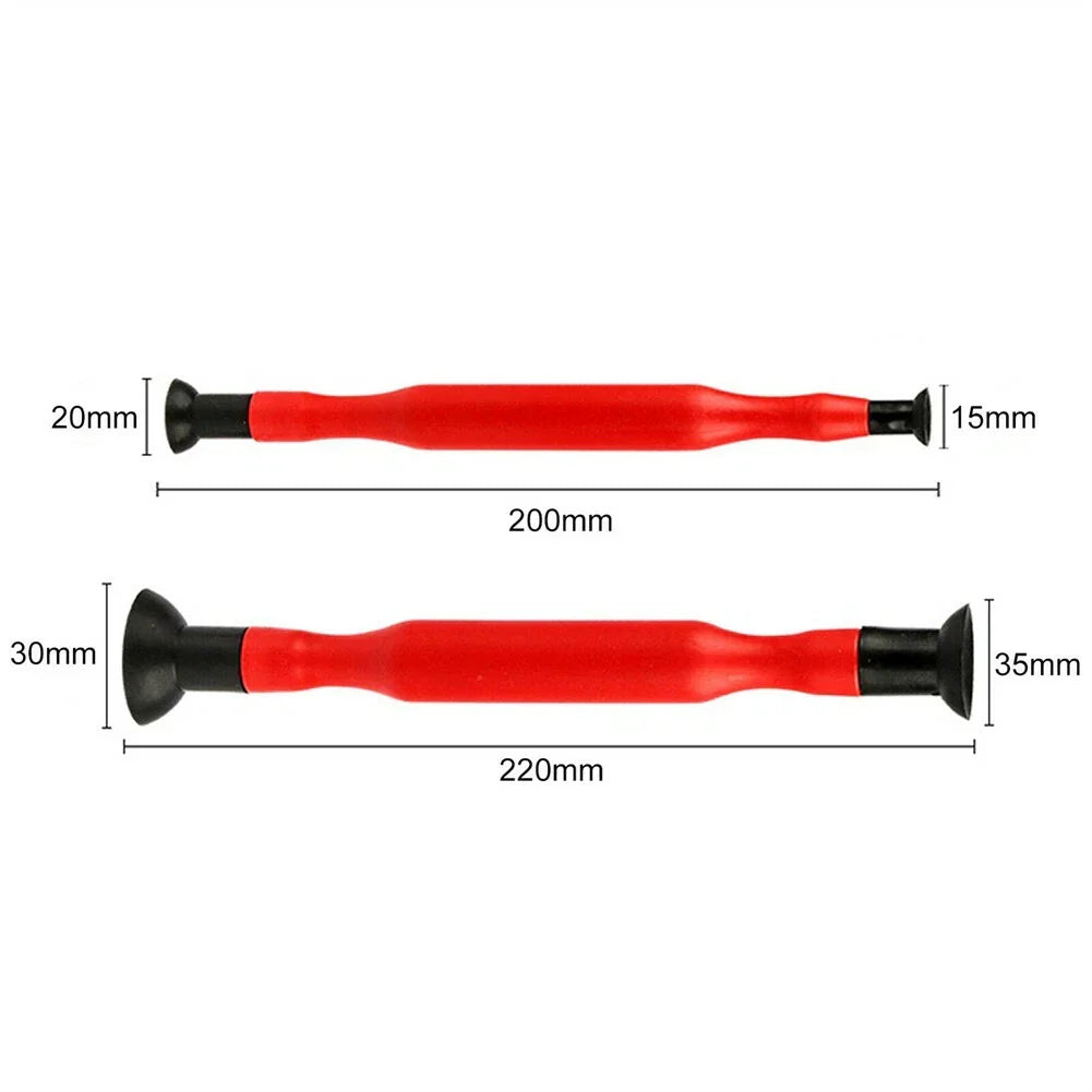 Valve Lapping Grinding Stick 2 x Valve Lapper Tool With Suction Cups Kit Set