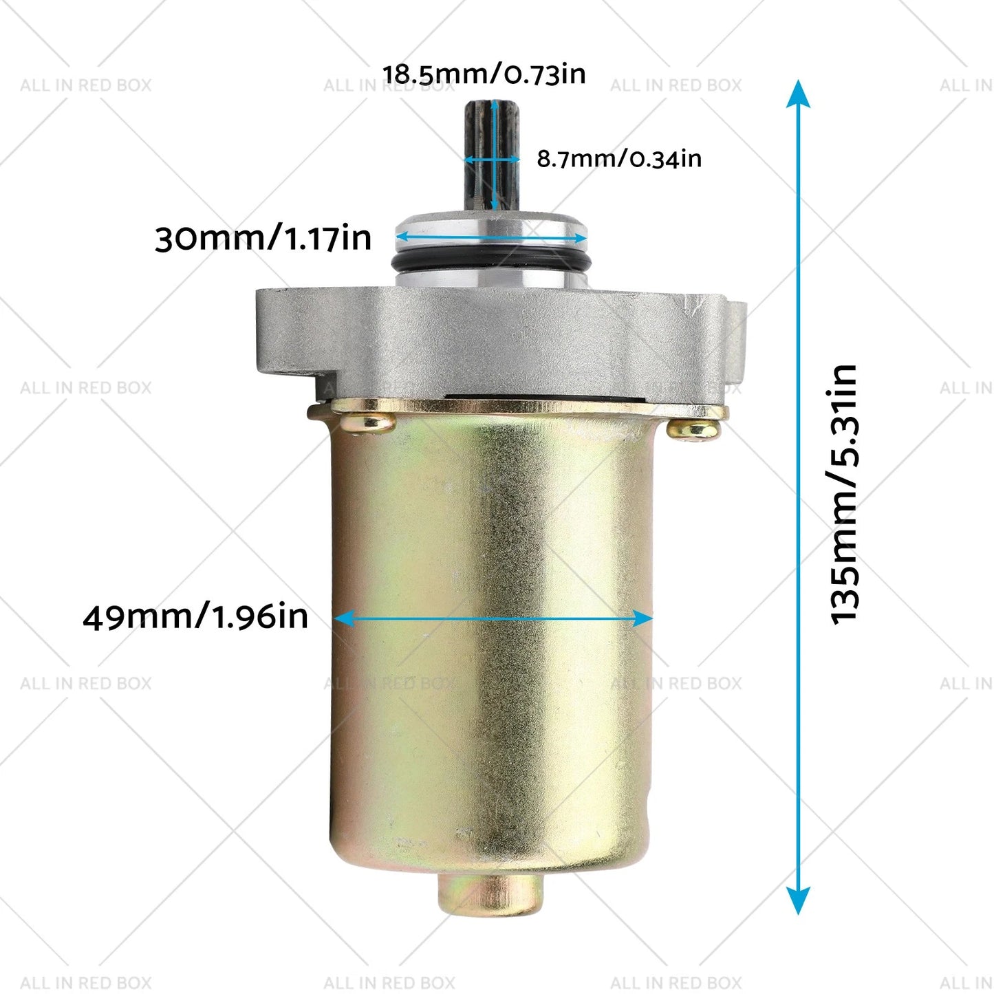 9 Teeth Starter Motor for Kawasaki BR125 Z125 Pro KLX110 L (2016-2020)