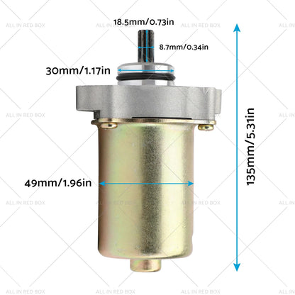 9 Teeth Starter Motor for Kawasaki BR125 Z125 Pro KLX110 L (2016-2020)