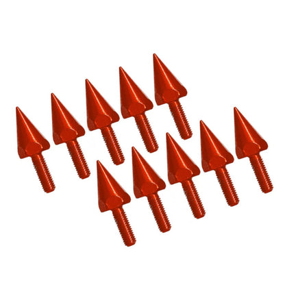 5MM Windshield Spike Bolts for Motorcycle - 10 Pcs Red