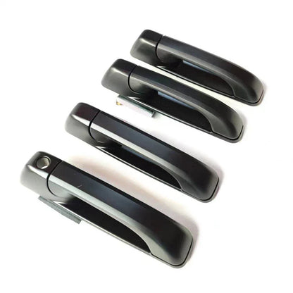 4 x Black Outside Door Handle Set for Dodge RAM