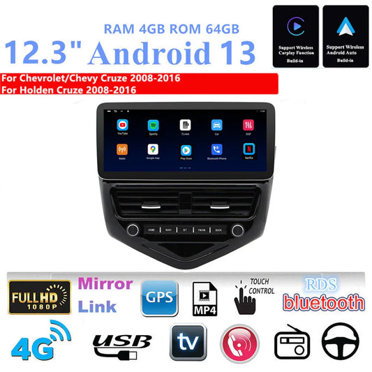 12.3'' Android Car Stereo Navigation for Chevy Cruze (2008-2016)