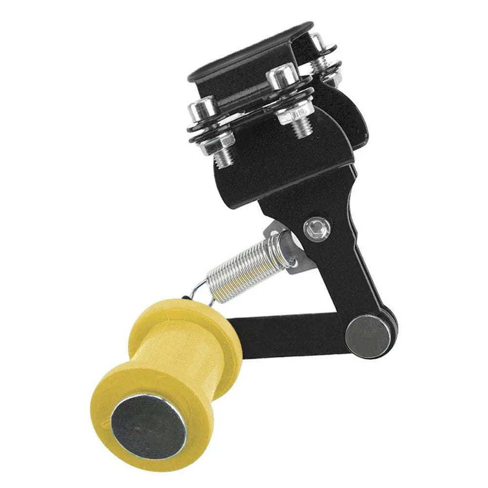 Universal Chain Tensioner Roller Adjuster for ATV Dirt Bike - Black/Yellow