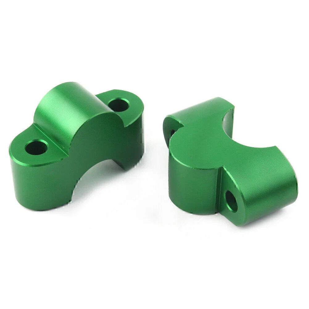 Green Handlebar Riser Adapters for Kawasaki Z900RS (2018-2020)