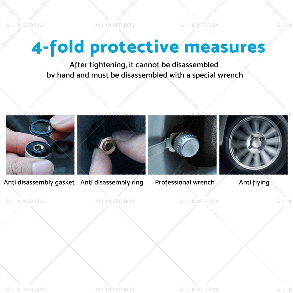 External Sensors Tyre Pressure Monitoring System for Toyota Hilux