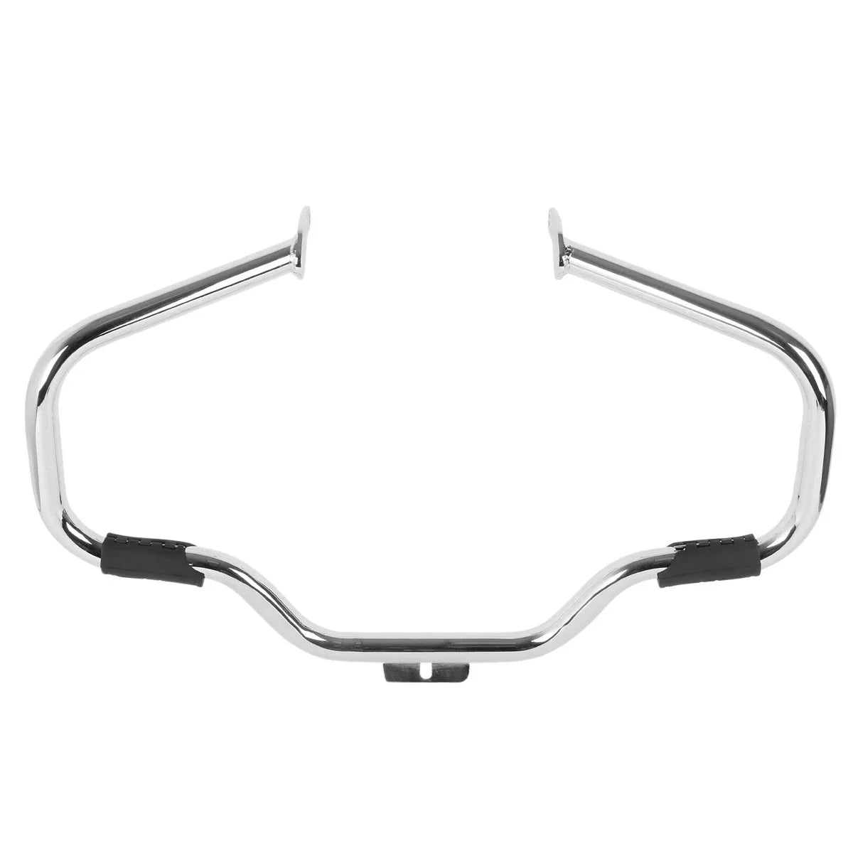 Chrome/Black Mustache Highway Engine Guard Crash Bar for Harley Softail (00-17)
