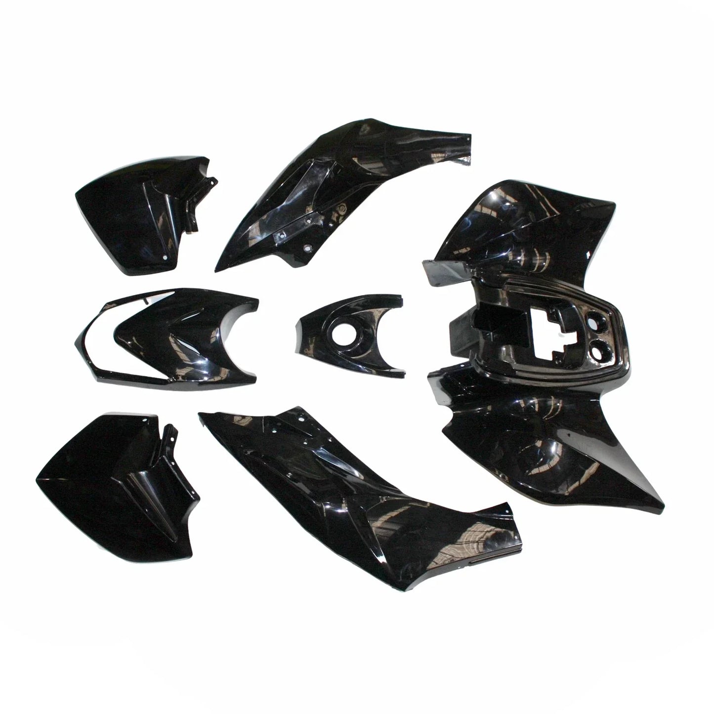 BLACK Plastics Fender Guards Cover for 125cc TIGER Quad Dirt Bike ATV