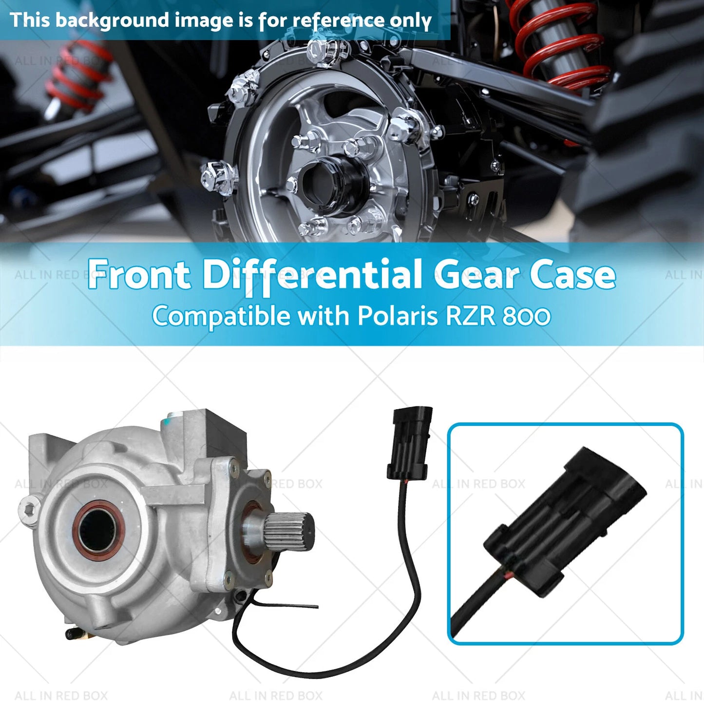 Front Differential Gear Case for RZR Models (2008-2010)