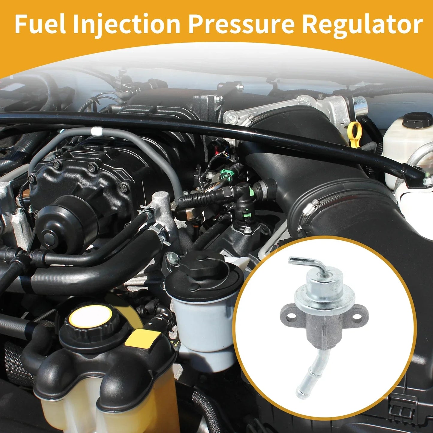 Fuel Pressure Regulator for Honda CBR600F4i (2001-2006) - Metal 1 x Piece