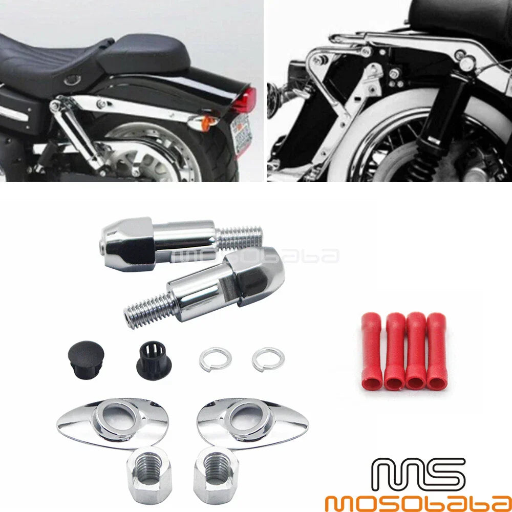 Detachable Sissy Bar Docking Hardware for Harley Dyna Wide Glide (06-08)