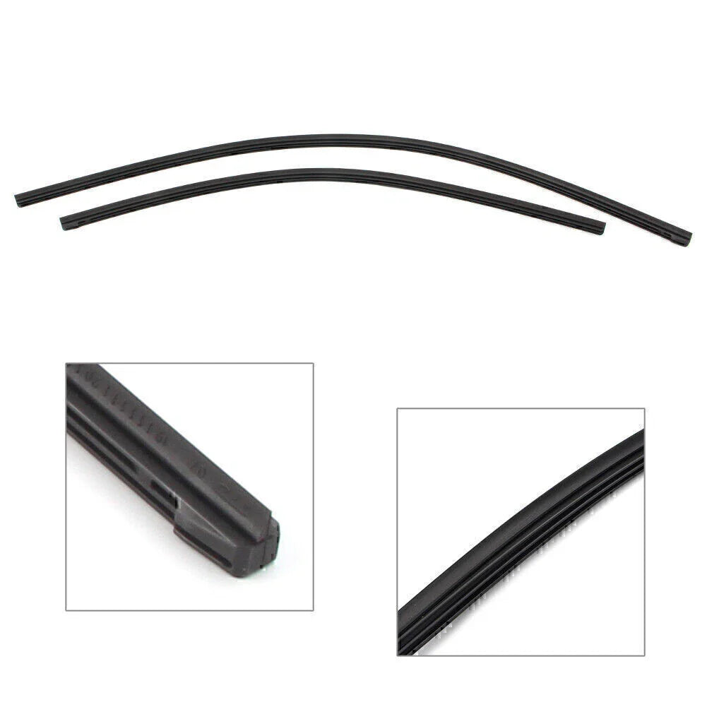 Black Wiper Blade Inserts for LEXUS IS350 IS250 IS200T IS300 (2014-2021)
