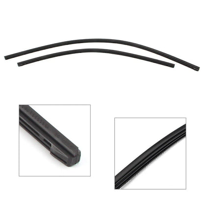 Black Wiper Blade Inserts for LEXUS IS350 IS250 IS200T IS300 (2014-2021)