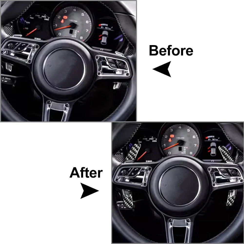 Steering Wheel Paddle Extensions for Porsche Panamera Cayenne 911 (2010-2023)