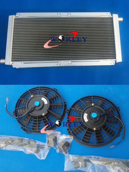 Aluminum Radiator & Fans for Lotus Elise, Exige & Vauxhall VX220 (2000-2005)