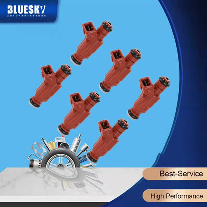 6PCS Fuel Injectors for Ford Explorer, Mercury Mountaineer 4.0L V6 (2002-2005)