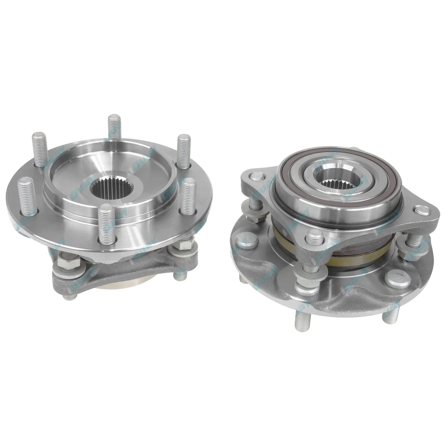 2 x Front Wheel Bearing Hubs for Toyota Fortuner GUN156 4cyl 2.8L 2015-2019