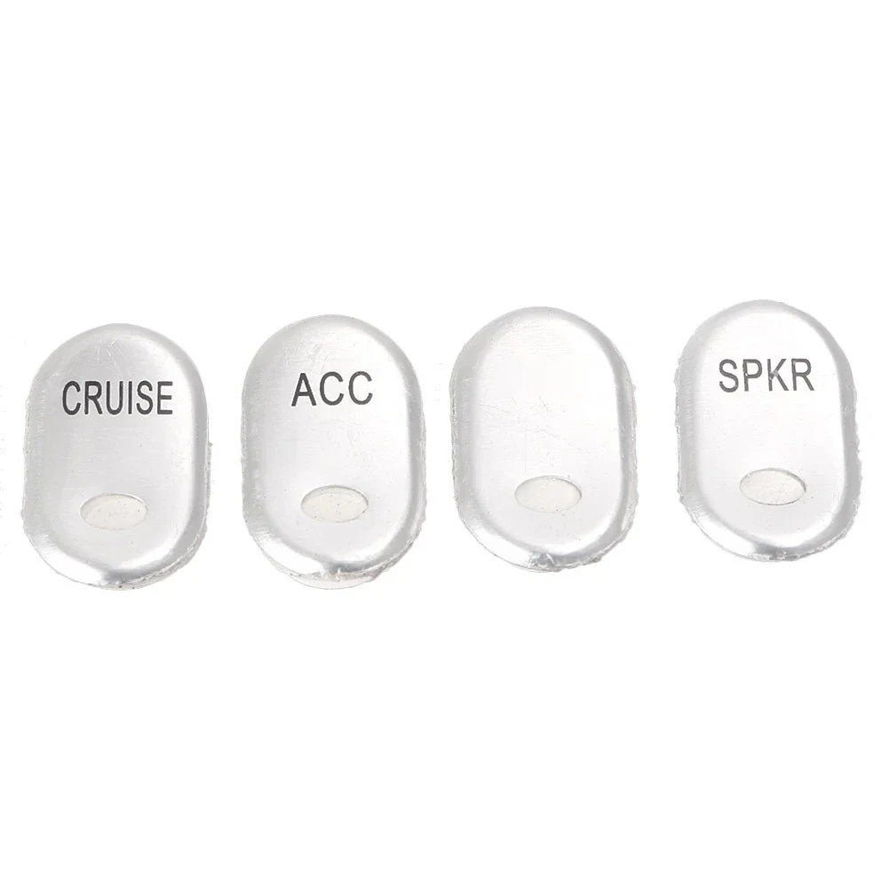 Stainless Steel Rocker Panel Switch Button Cover for Harley Touring FLHT FLTR (2014-2023)