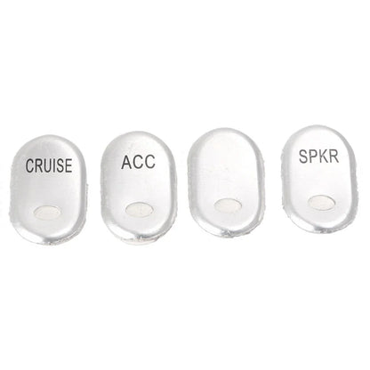 Stainless Steel Rocker Panel Switch Button Cover for Harley Touring FLHT FLTR (2014-2023)