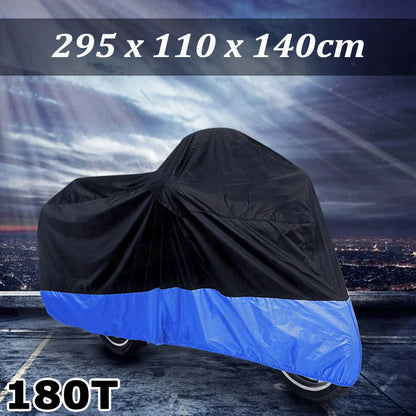 XXXL Black & Blue Motorcycle Cover for Honda Gold Wing GL 1000-1800