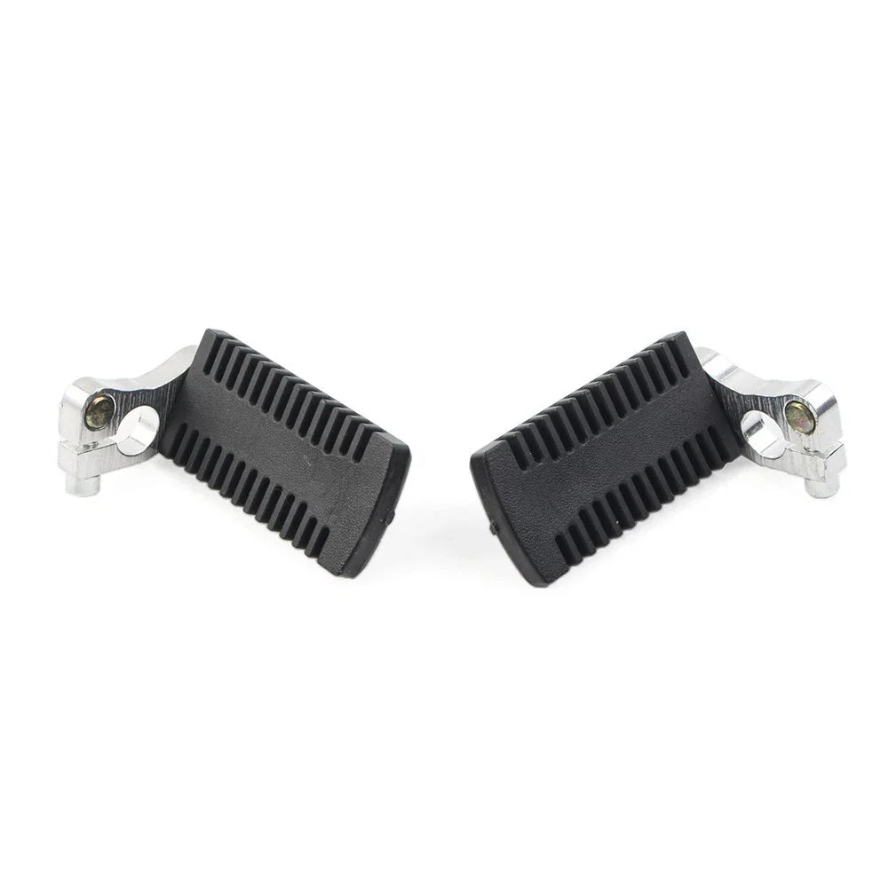 Footrest Pegs Pedal w/Clamp for 43cc 47cc 49cc Pocket Dirt Bike Mini ATV
