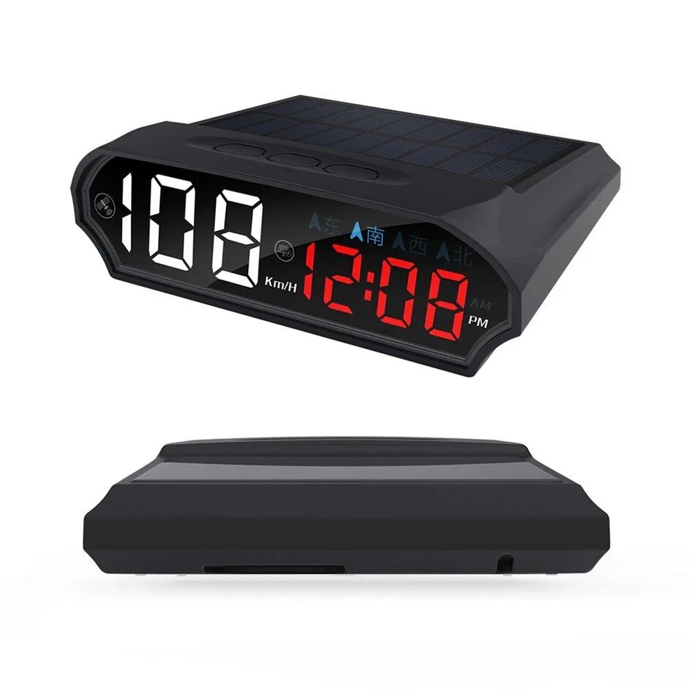 GPS Solar Head Up Display Car Speedometer with Light Sensing Color Screen