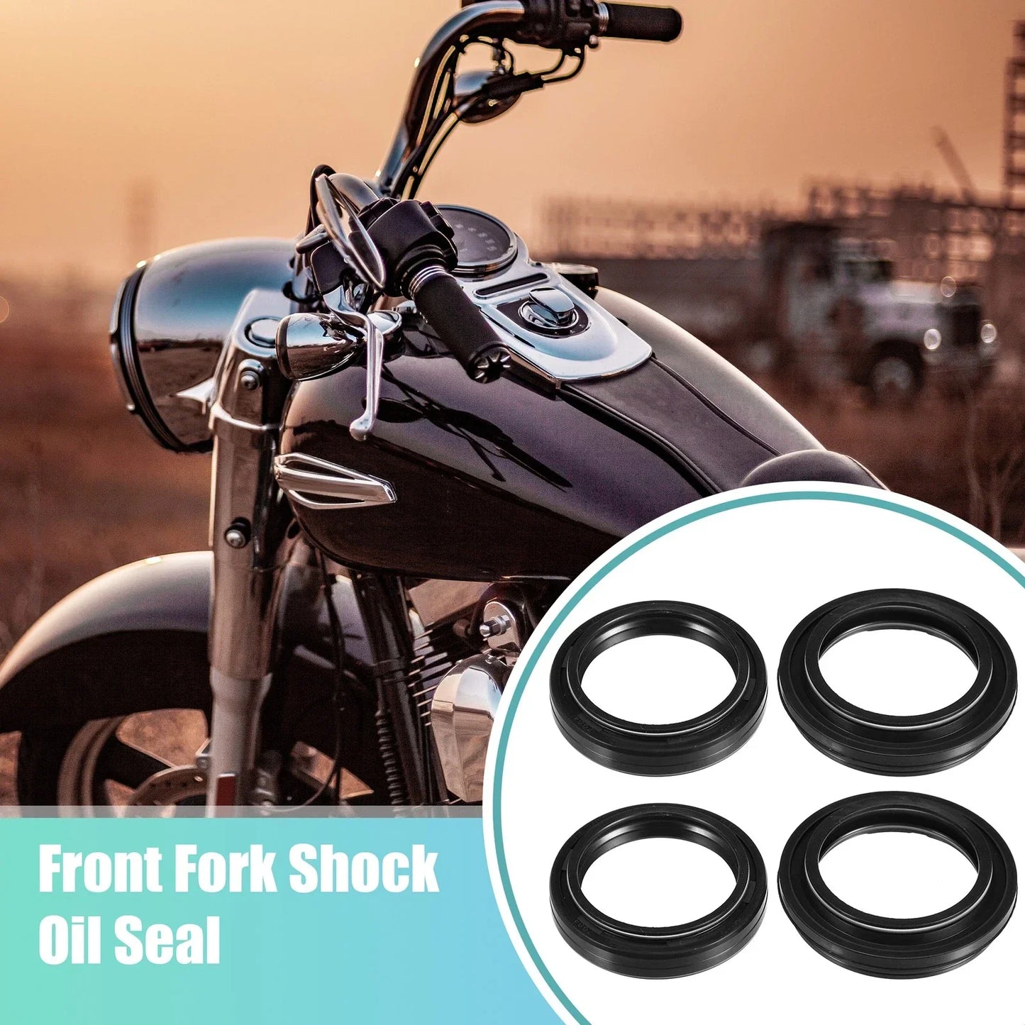 37mm x 11mm Motorcycle Front Fork Shock Oil Seal Dust Seals for Honda VFR400
