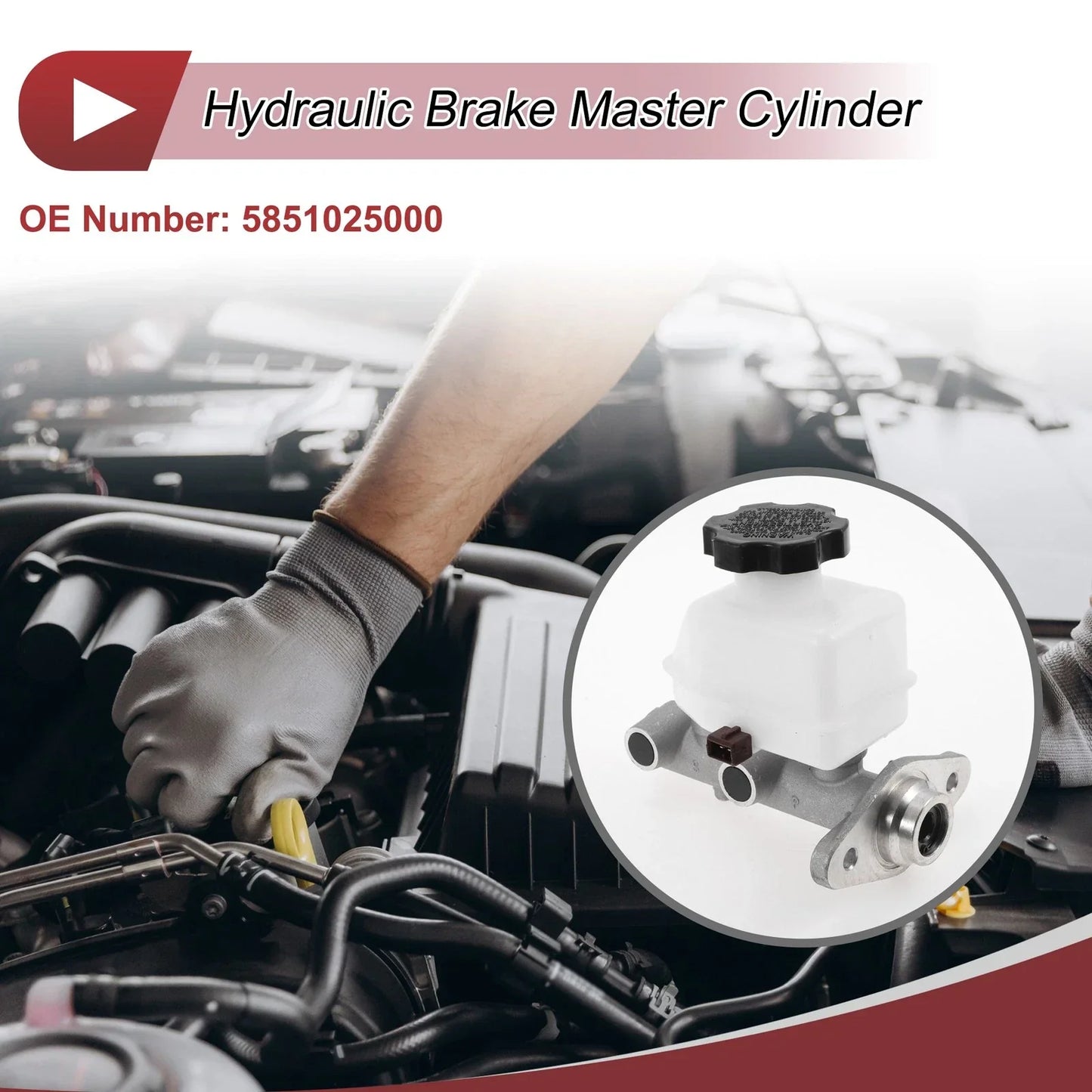 Brake Master Cylinder with Reservoir for Hyundai Accent (2000-2004)