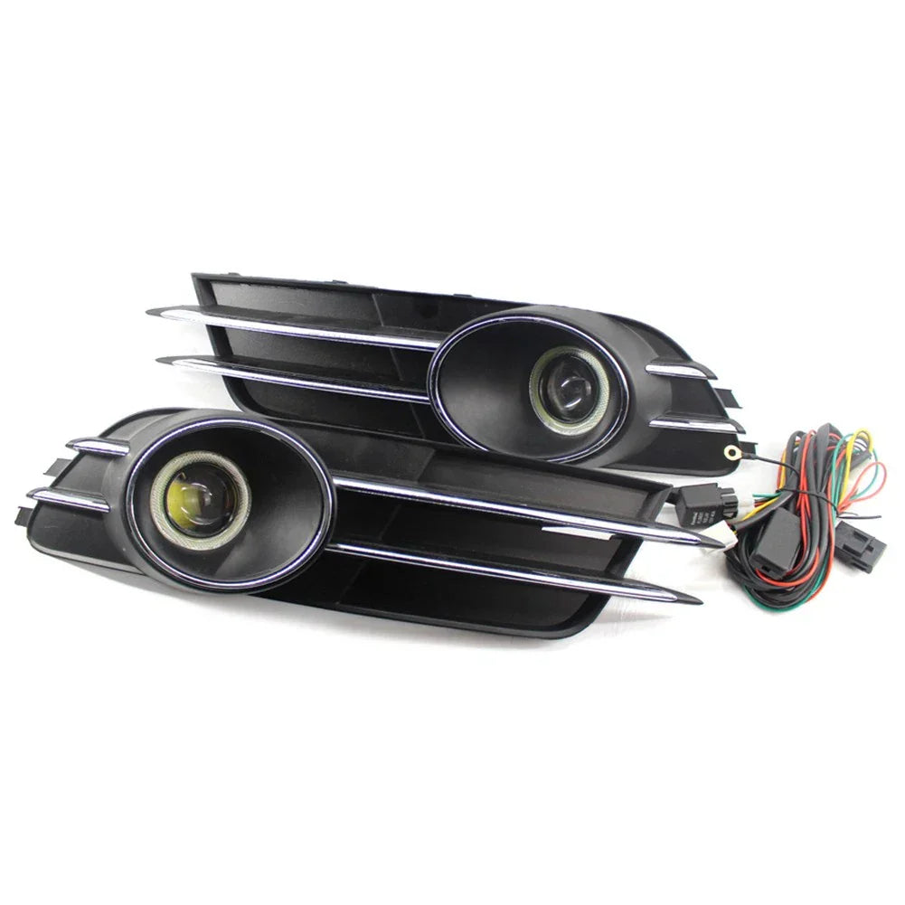 Lower Bumper Fog Light Grille Cover for Audi A6 C7 (2011-2015)