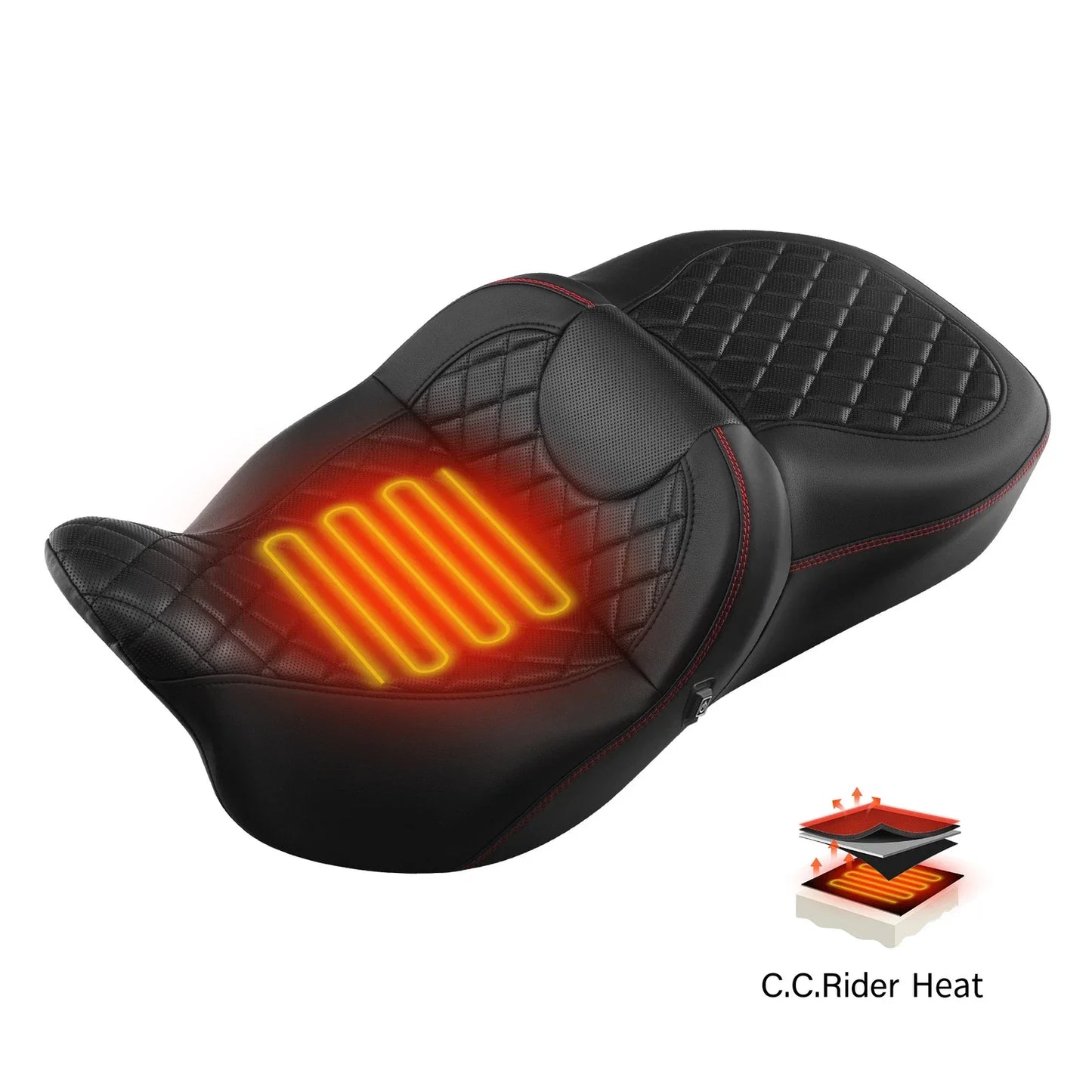 Heated Seat for Harley Touring Street Glide 2009-2023