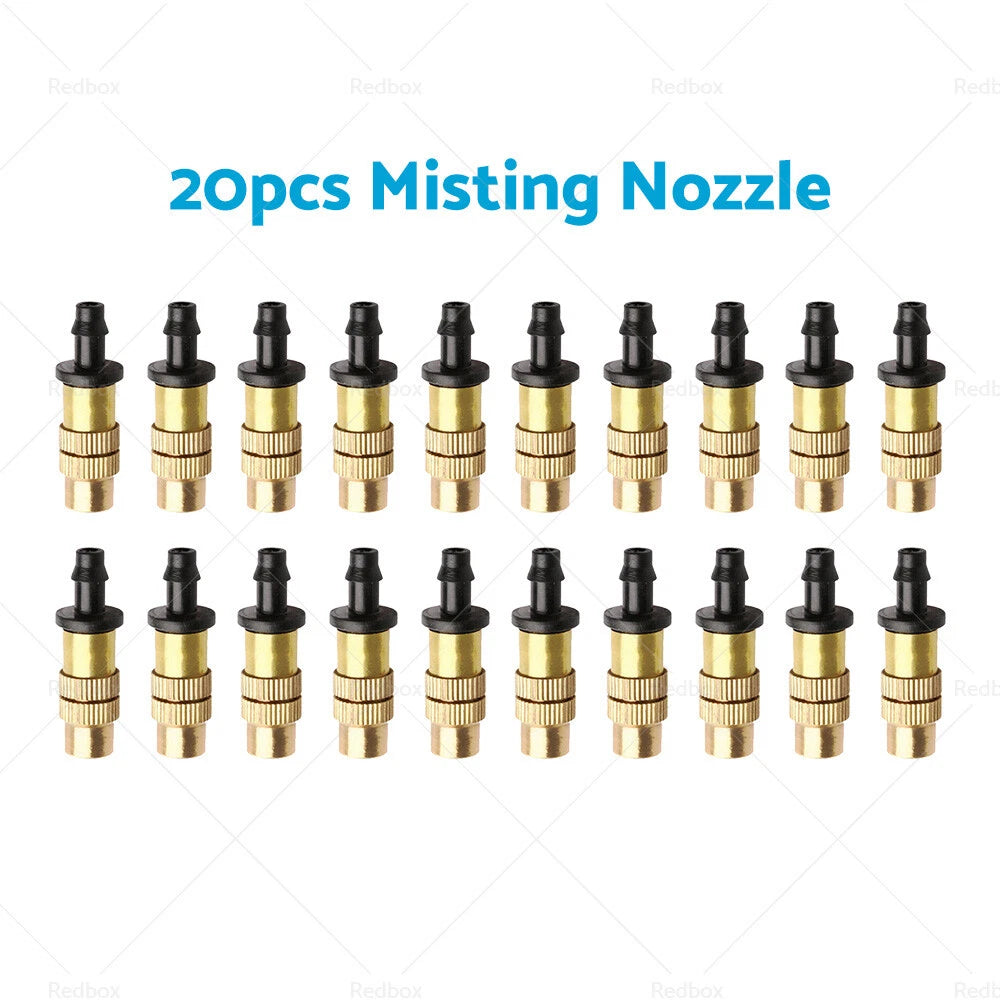 Brass Spray Misting Nozzle for Garden Irrigation (5-20x)