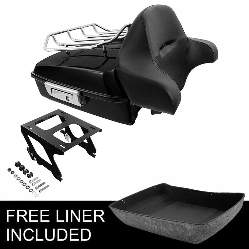 Chopped Trunk Solo Mount for Harley Touring Softail FLSL FXBB (2018-2025)