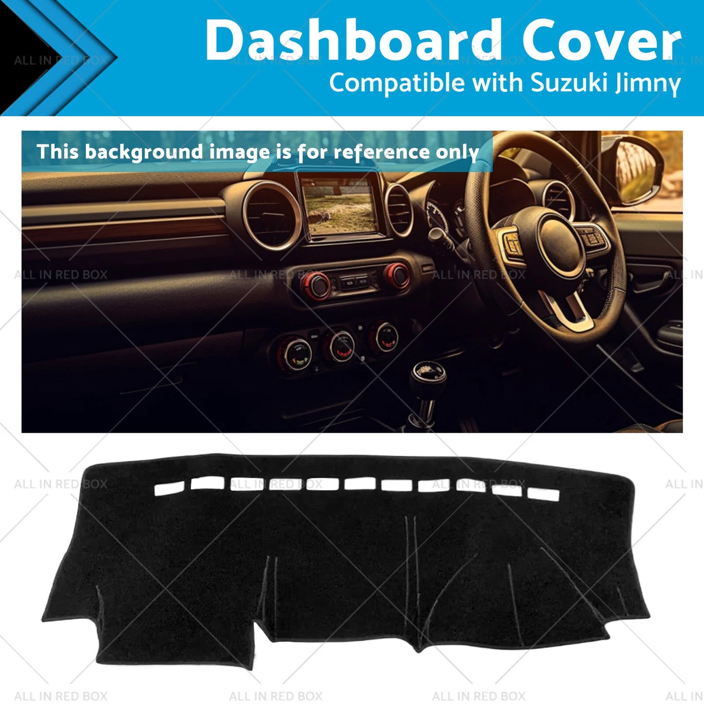 RHD Dashboard Cover for Suzuki Jimny (1998-2018)