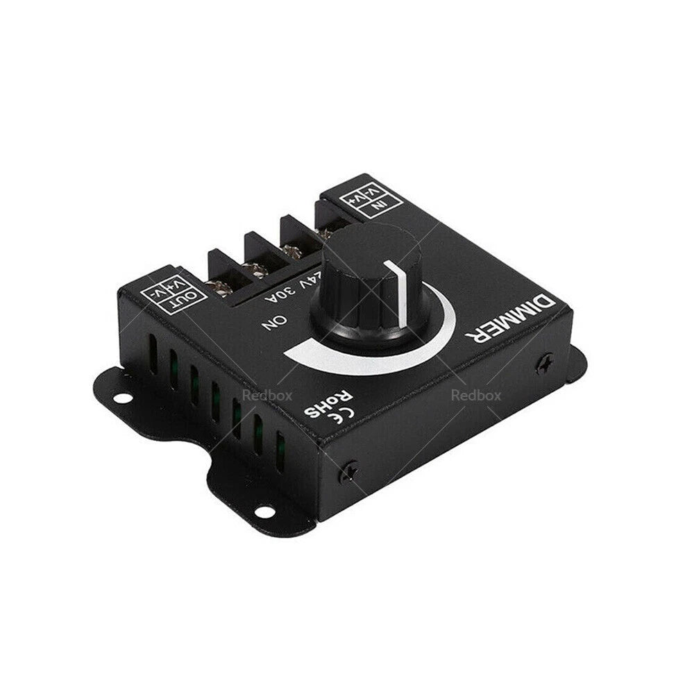 12V-24V Metal LED Strip Light Dimmer Controller for Various Models (N/A)