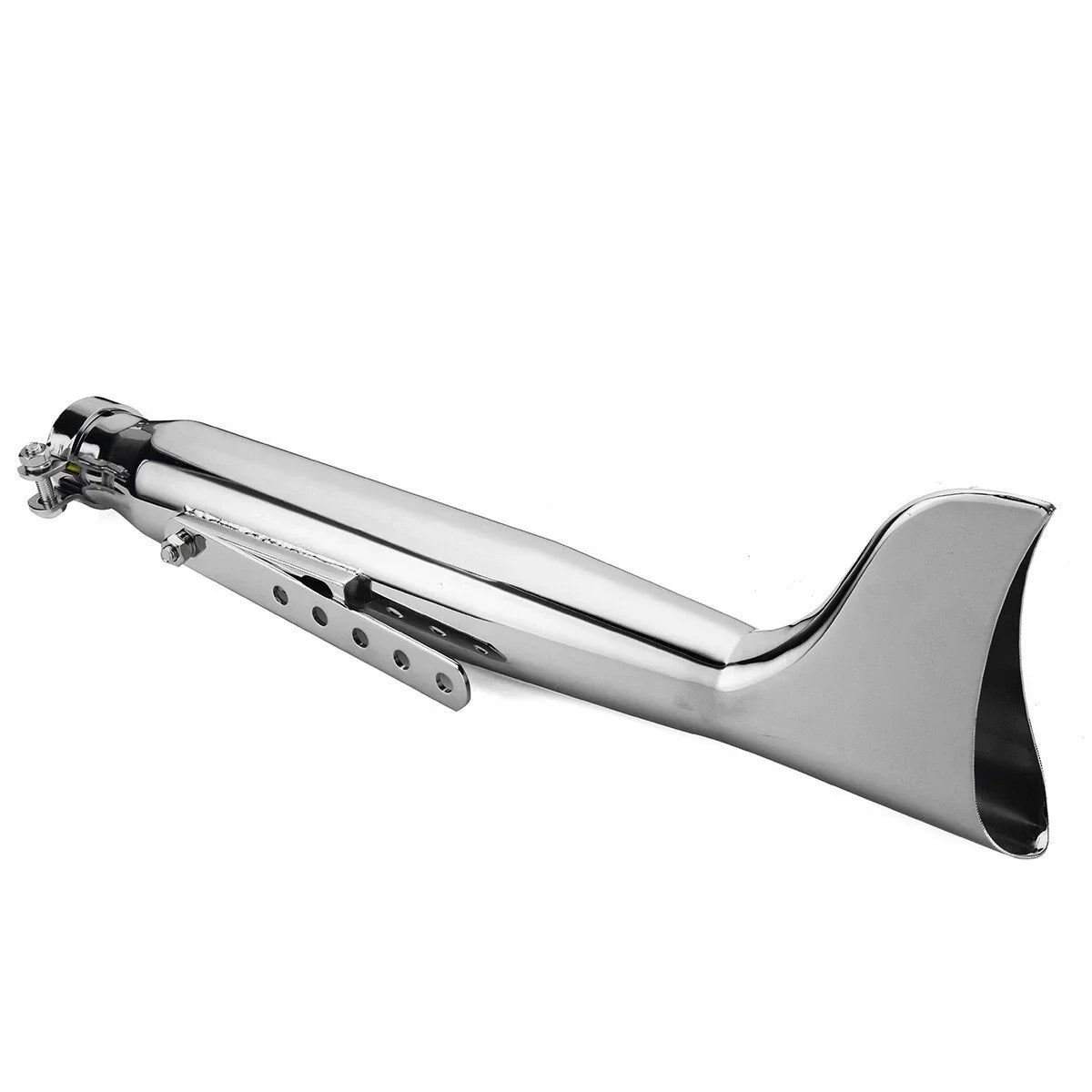 Motorcycle Exhaust Pipe Fish Tail for Bobber Chopper Cafe Racer