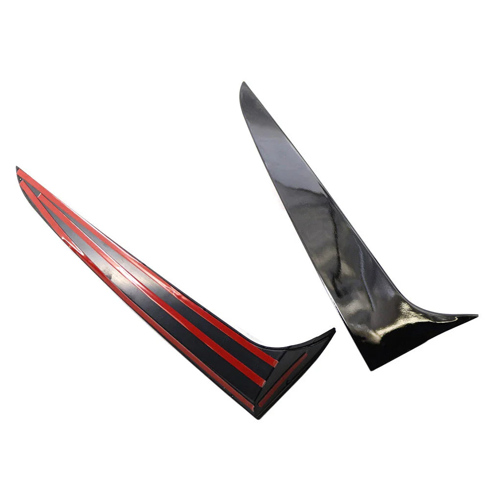 Glossy Black Rear Window Spoiler Trim for BMW X3 (2011-2017)