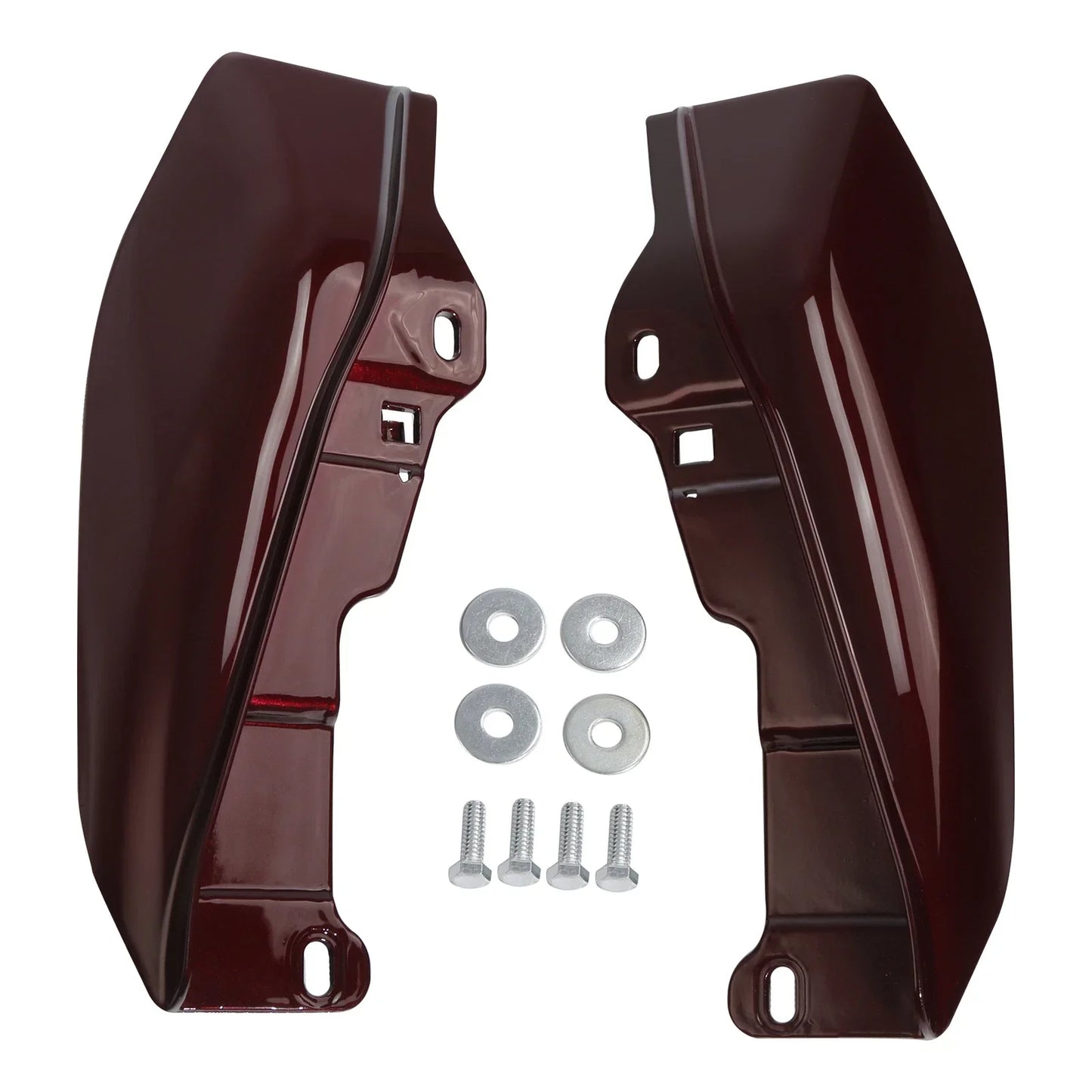 Mid Frame Air Deflectors for Harley Touring (2009-Current) Mysterious Red