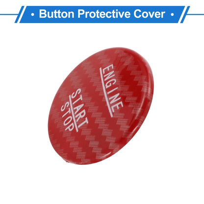 Car Push Start Button Cover for Mercedes Benz W176 (2012-2018) - Red 3.5cm